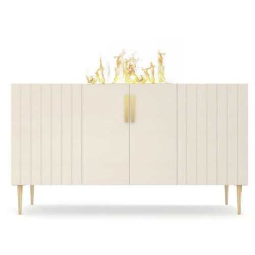 Elektrický krb Prins 500 béžový WARMTEC