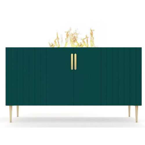 Elektrický krb Prins 500r Green Glass WARMTEC