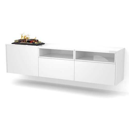 Elektrický krb Tecero Cassette 400/600 bílá/přírodní WARMTEC