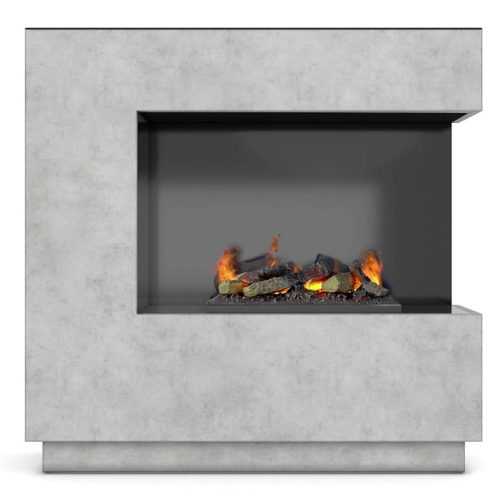 Elektrický krb Zen pravý 400/600 beton WARMTEC