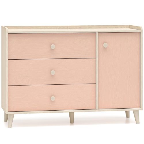 Komoda Mevel 05 pouštní písek/millenial pink Baumax