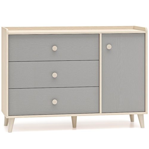 Komoda Mevel 05 pouštní písek/šedá pallad Baumax