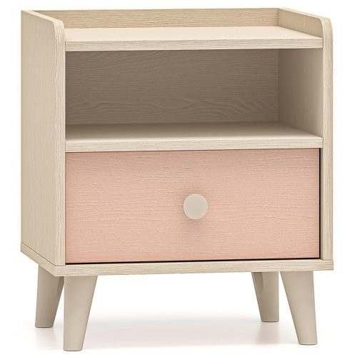 Noční stolek Mevel 10 pouštní písek/millenial pink Baumax