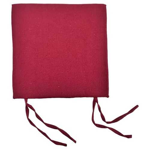 Podsedák na židli SSE-AAT-CP-3475 (2 cm) 40x40 cm vínový Baumax