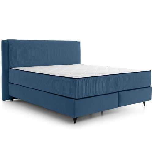 Postel Alice 160/200 Poso5/Kronos 5 tmavě modrá + matrace Baumax