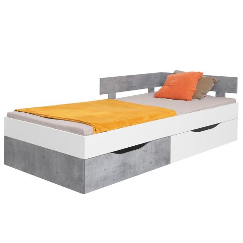 Postel Sigma Si16 Bílá Lux/Beton
