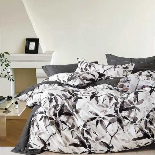 Povlečení z bavlněného saténu ALBS-01349B 160x220 Lasher Baumax