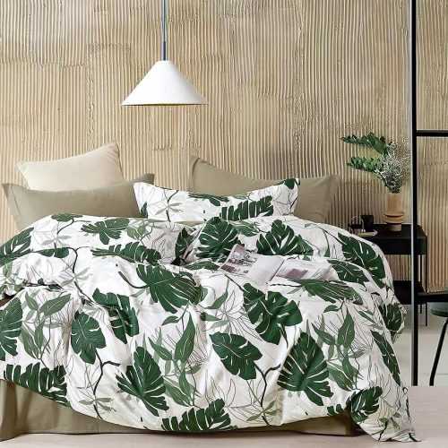 Povlečení z bavlněného saténu ALBS-01350B 200x220 Lasher Baumax