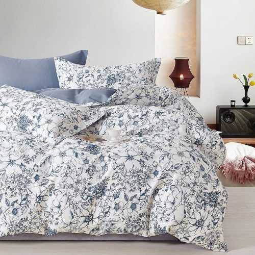 Povlečení z bavlněného saténu ALBS-01355B 200x220 Lasher Baumax