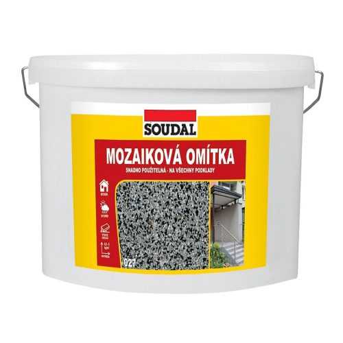 Soudal mozaiková omítka 027 světle šedá 8 KG
