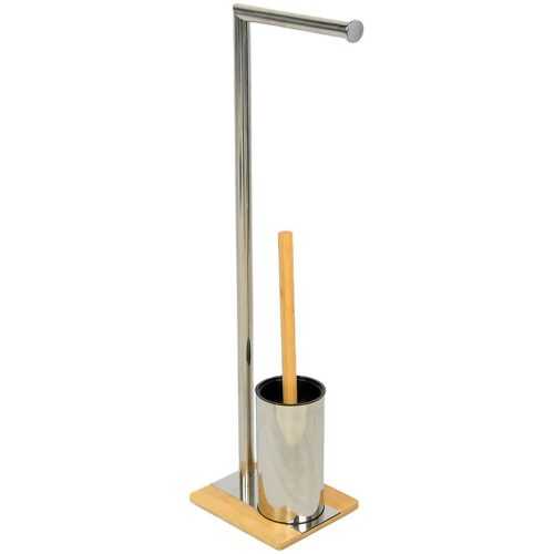 Stojan na toaletní papír bambus/kov bpl0121aa