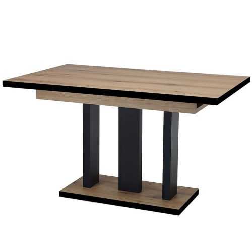 Stůl Appia Black 210 dub evoke Baumax