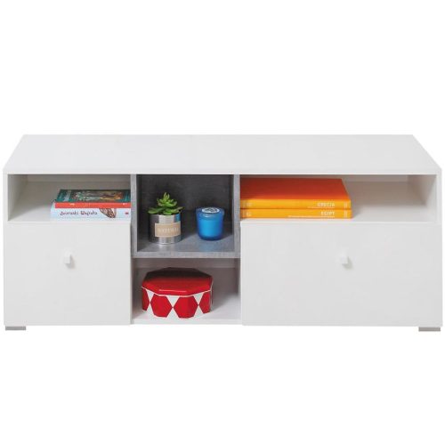 TV skříňka Sigma bílá lux/beton Merkury Market