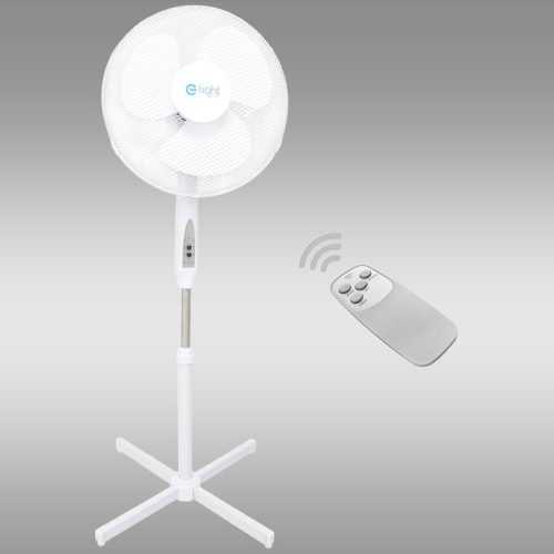 Ventilátor podlahový EKW562 White s dálkovým ovládáním 16˝ Baumax