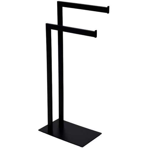 Věšák na ručníky černý bth0062aa-a