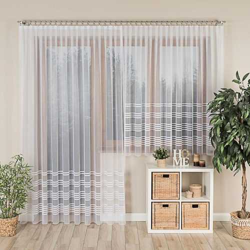 Žakárová záclona KALINA 000382 300x160 Baumax