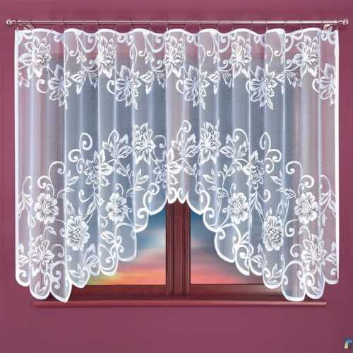 Žakárová záclona ODETA E301 300x160 Baumax