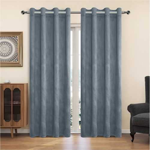 Závěs s oky YC11932/200G/023/140x250 cm šedý Baumax