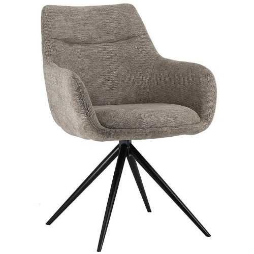 Židle Everly W. Armrest 9590 hnědá Baumax