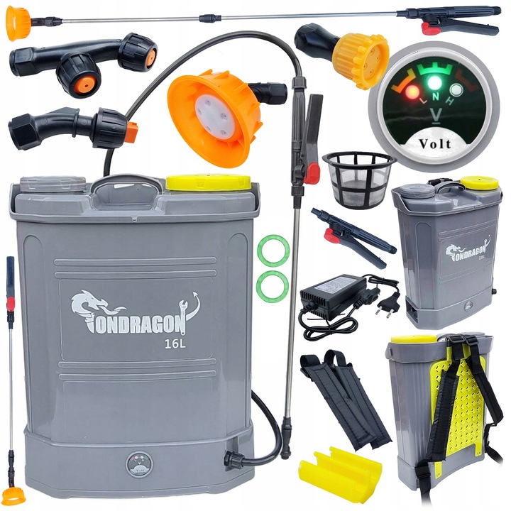 Aku zádový postřikovač 16l