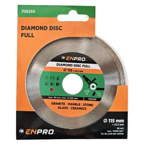 Kotouč diamantový plný Ø 115 x 22.2 mm