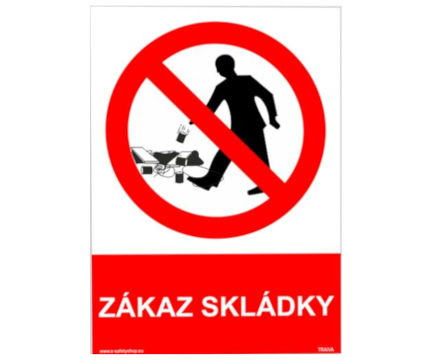 Tabulka Zákaz skládky