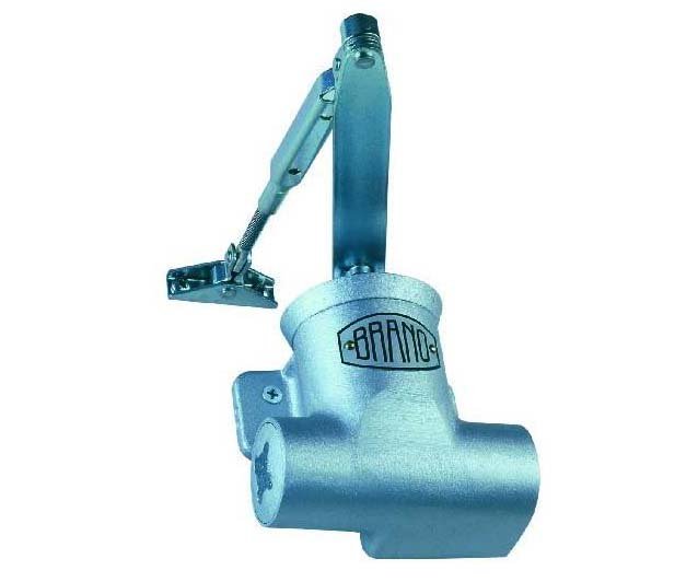 Zavírač dveří Brano R12A hydraulický stříbrný - R12A/12 20-38kg