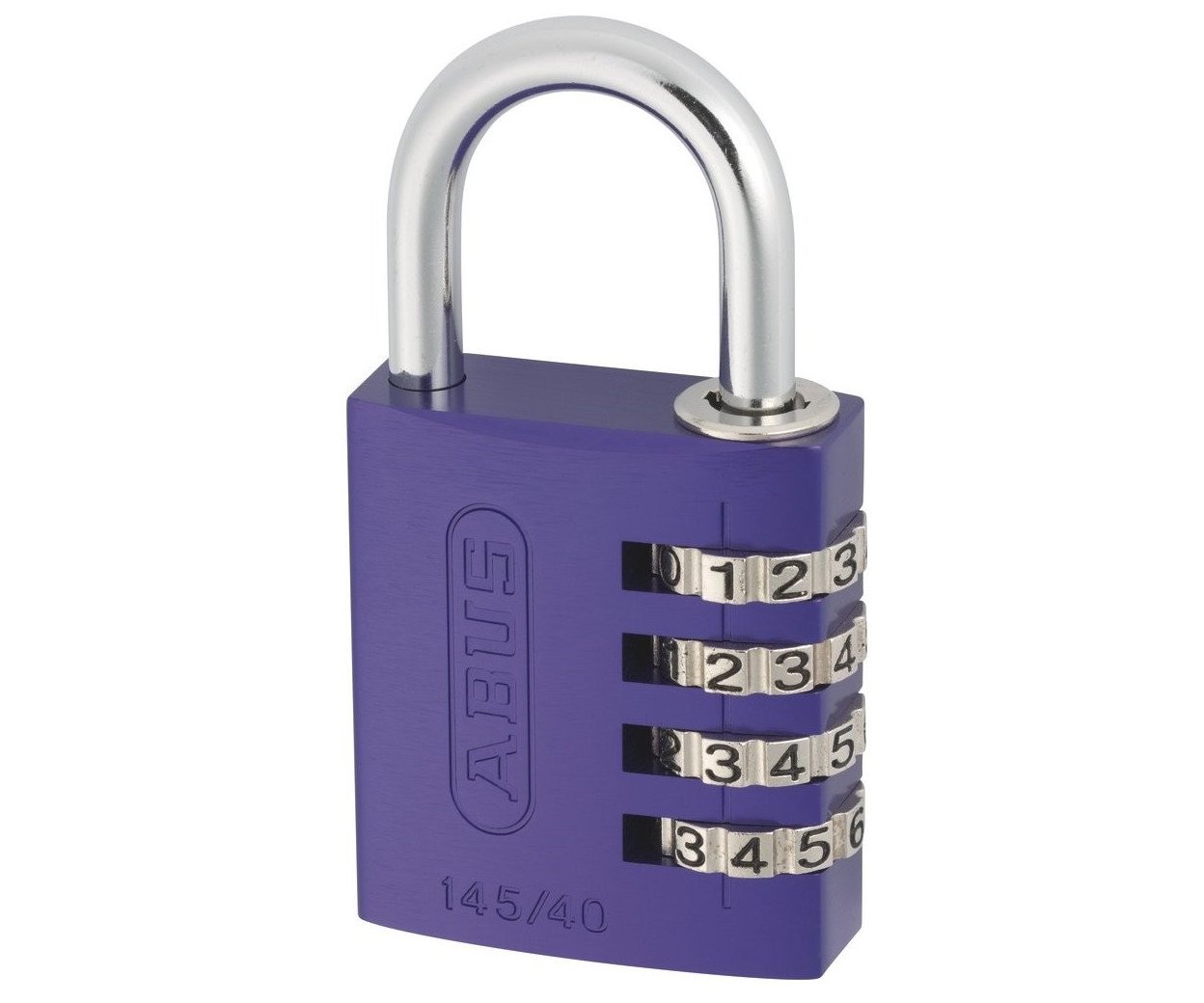 Zámek visací kódový Abus 724/40C - fialový