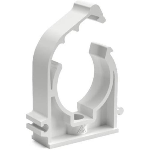 Příchytka D 22 s klipem bílá