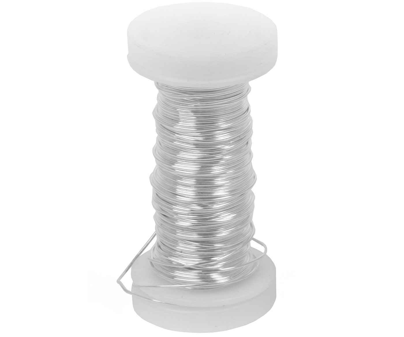 Drátek dekorační postříbřený - 0.8mm 11m