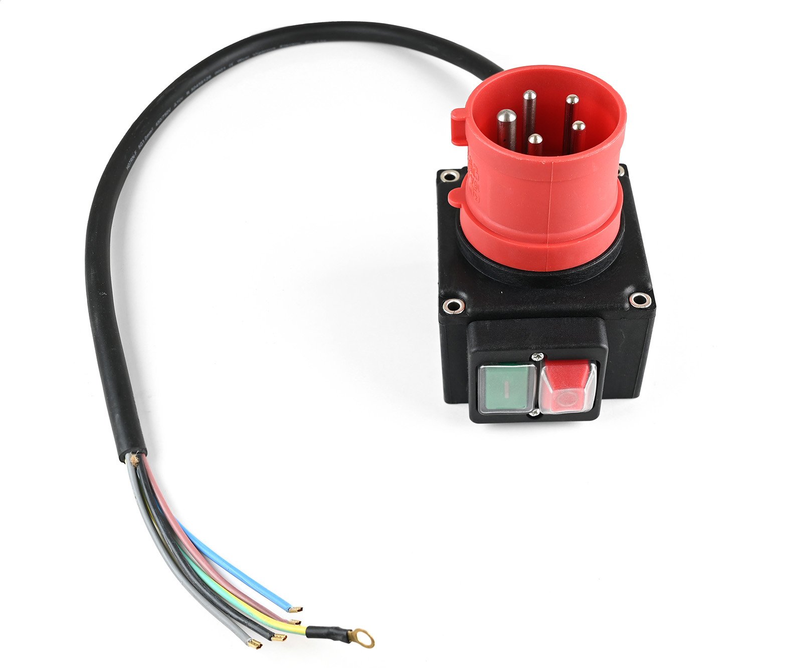 Vypínač se zásuvkou a vodičem pro štípač dřeva 400V Scheppach