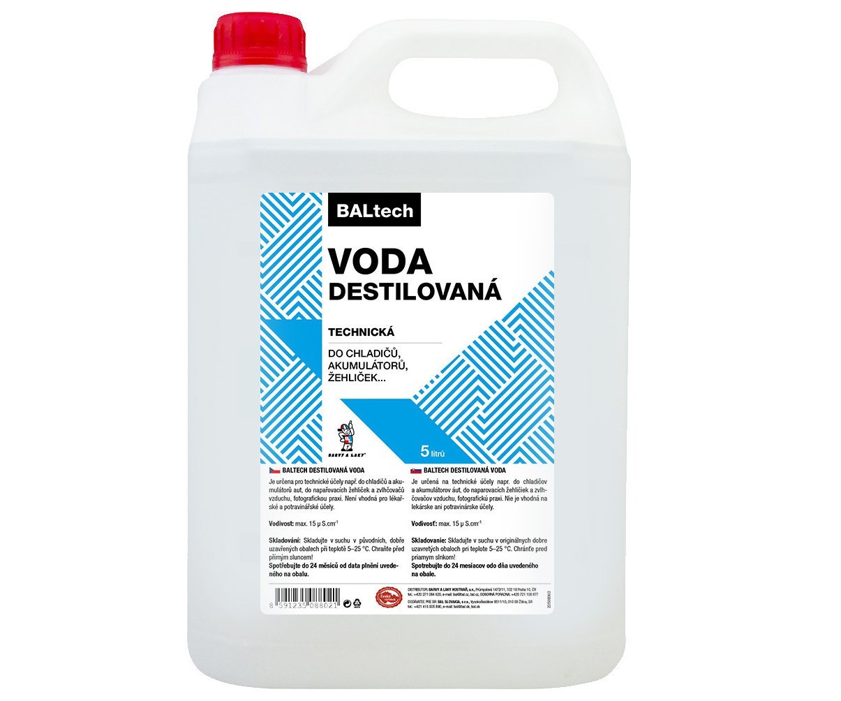 Voda destilovaná - 5l