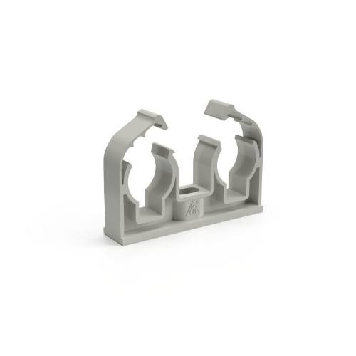 Příchytka D 2 x 20 s klipem