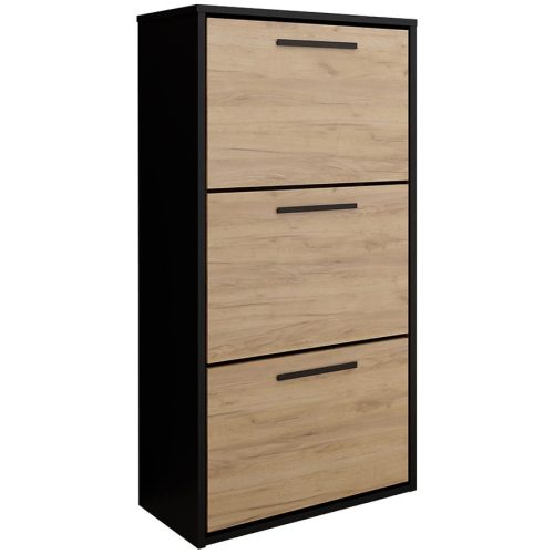 Botník Asper závěsný Craft/černý Baumax