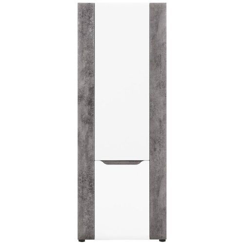 Brando Regál Lp B06 bílá/beton Baumax