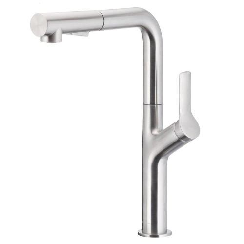 Dřezová baterie Duero Design Inox s vytahovací sprškou KFA ARMATURA KRAKÓW