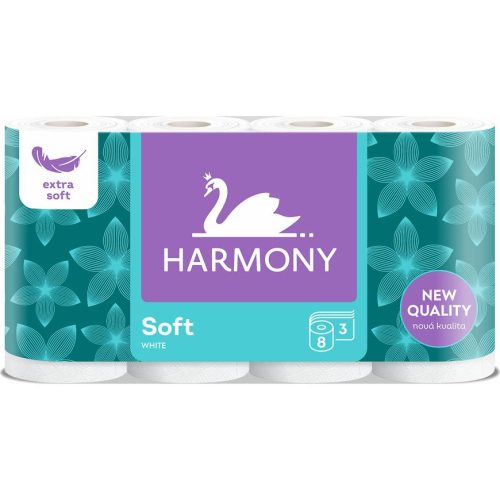 Harmony Soft 3vrstvý toaletní papír 8 rolí BaL