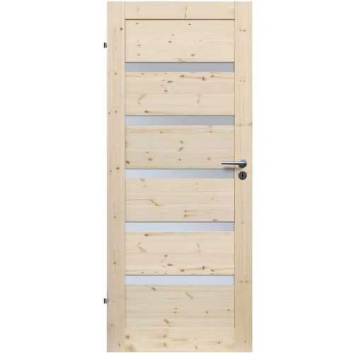 Interiérové dveře Wezuwiusz 5S 80L sukaté nelakované