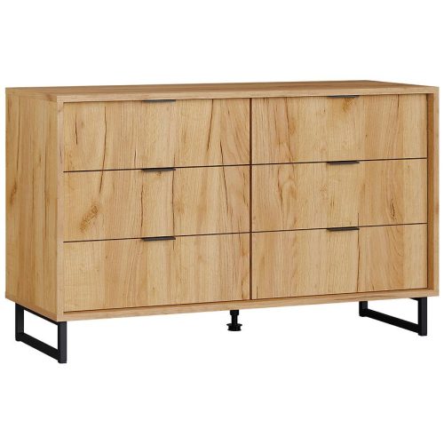 Komoda Konor 120 6s Dub Craft Gold Baumax