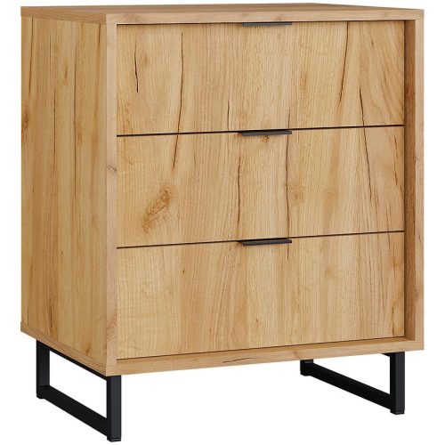 Komoda Konor 60 3s Dub Craft Zlatá Baumax