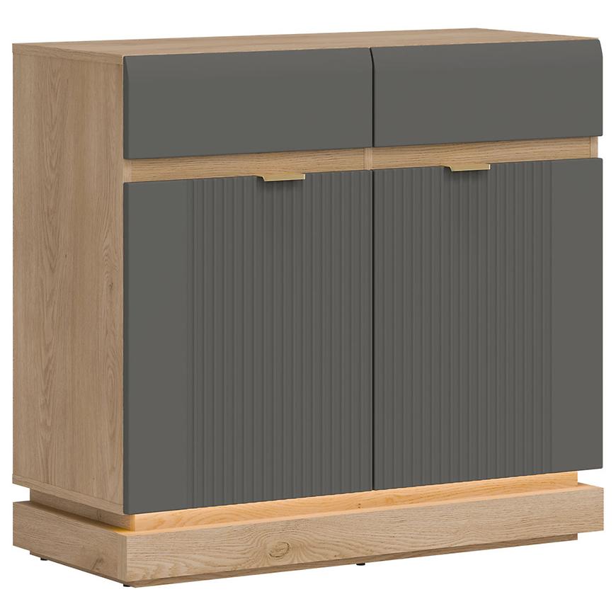 Komoda Milton ML02 dub crem torro šedá Baumax
