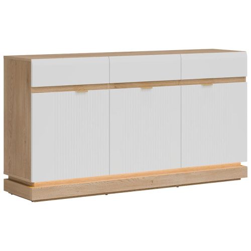 Komoda Milton ML03 dub crem torro bílá Baumax