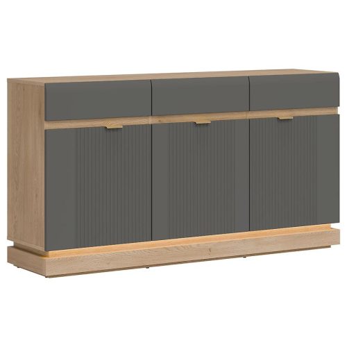 Komoda Milton ML03 dub crem torro šedá Baumax