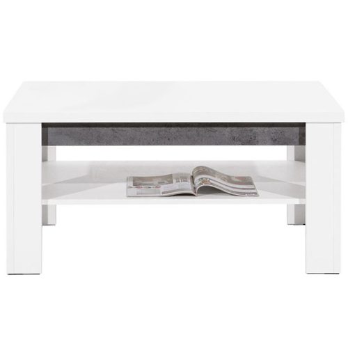 Konferenční stolek Brando B09 bílá/beton Baumax