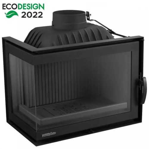 Krbová vložka FIORINA rohová 13KW sklo levá Nordflam