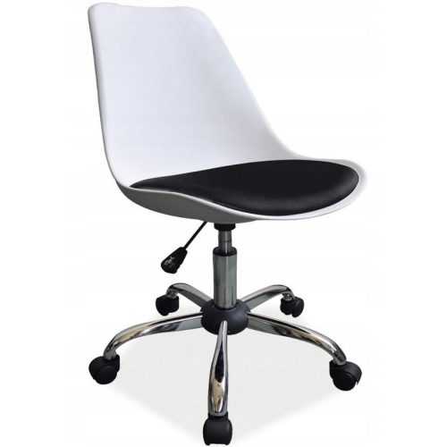 Křeslo Milano Bílá/Černá