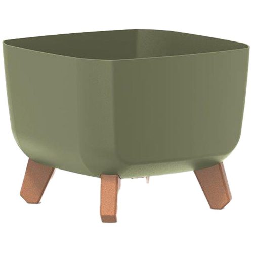 Květináč Gracia Square 24 cm zelený DGQL240-5615C