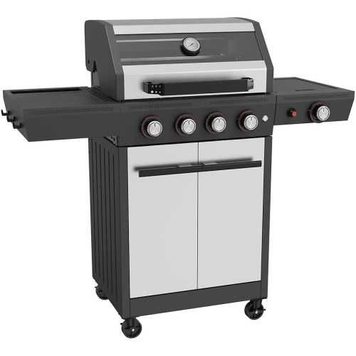 Mercado plynový gril Luxe silver 4+1 15kw