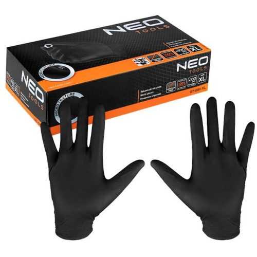 NEO nitrilové rukavice černé XL – 100 ks NEO