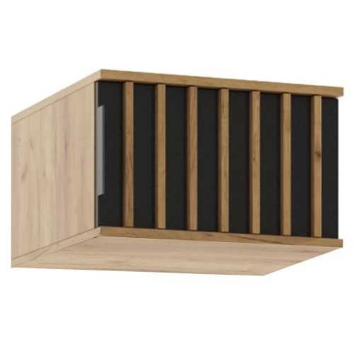 Nástavec Skříň Sorento 50 craft zlatá/černá Baumax